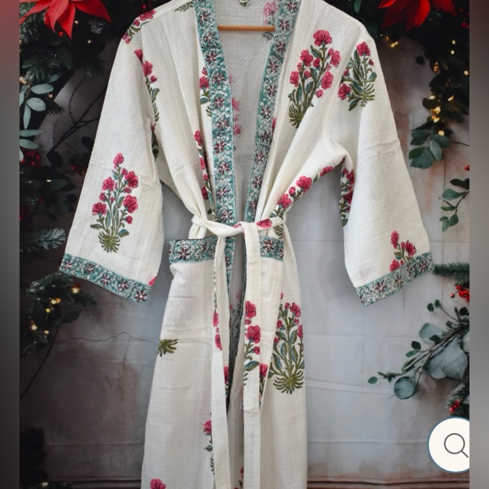 House of Alaan WAFFLE COTTON WOMEN ROBE